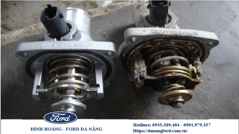 ford đà nẵng, Bắt lỗi thường gặp trên hệ thống làm mát xe hơi