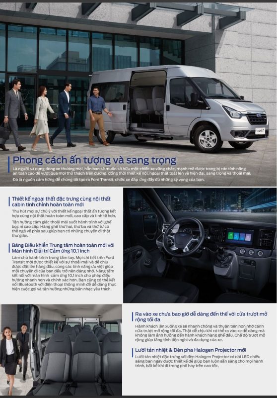 Ford Transit 2022 hoán toàn mới tại Ford Đà Nẵng 33