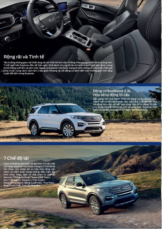 Ford Explorer Đà Nẵng 2022: Giá xe lăn bánh Tin khuyến mãi |Ford Đà Nẵng 17