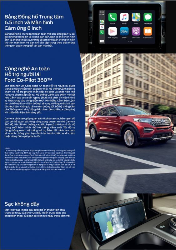 Ford Explorer Đà Nẵng 2022: Giá xe lăn bánh Tin khuyến mãi |Ford Đà Nẵng 18