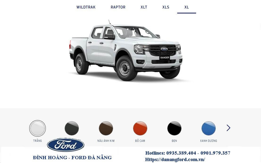 Ford Ranger XL Đà Nẵng, Chi tiết bảng giá lăn bánh xe Ford Ranger XL 4&#215;4 MT 2.0L 2023 Đà Nẵng