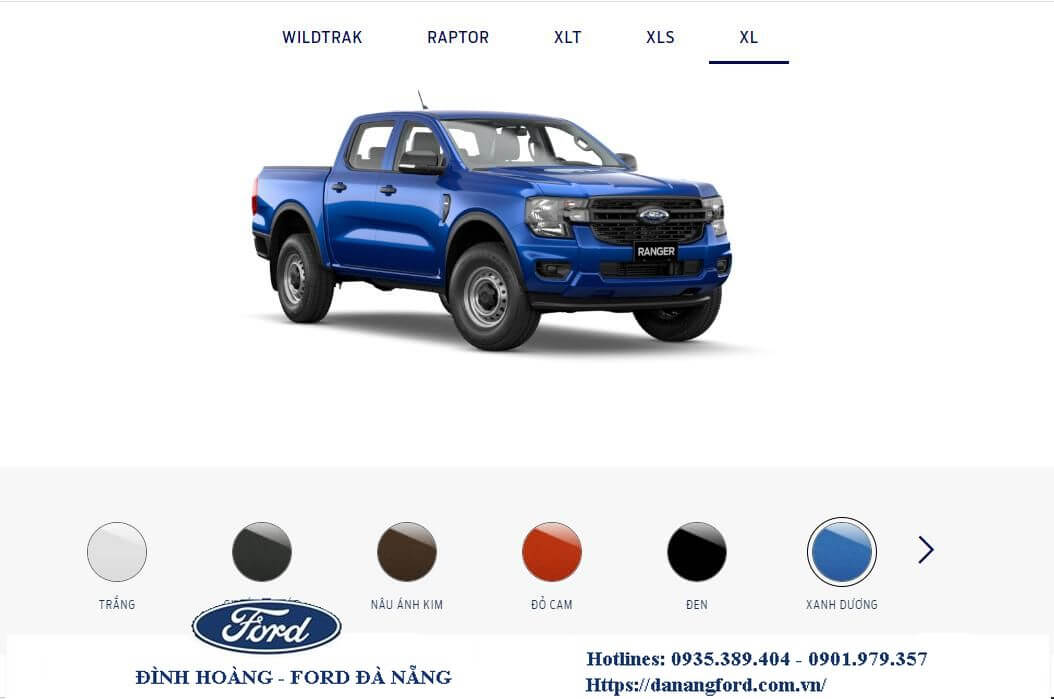 Ford Ranger XL Đà Nẵng, Chi tiết bảng giá lăn bánh xe Ford Ranger XL 4&#215;4 MT 2.0L 2023 Đà Nẵng