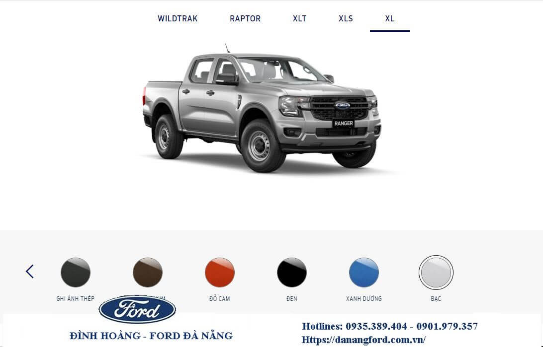 Ford Ranger XL Đà Nẵng, Chi tiết bảng giá lăn bánh xe Ford Ranger XL 4&#215;4 MT 2.0L 2023 Đà Nẵng