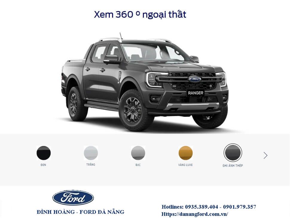 Hình ảnh Ford Ranger 2023 thế hệ hoàn toàn mới tại Ford Đà Nẵng 23