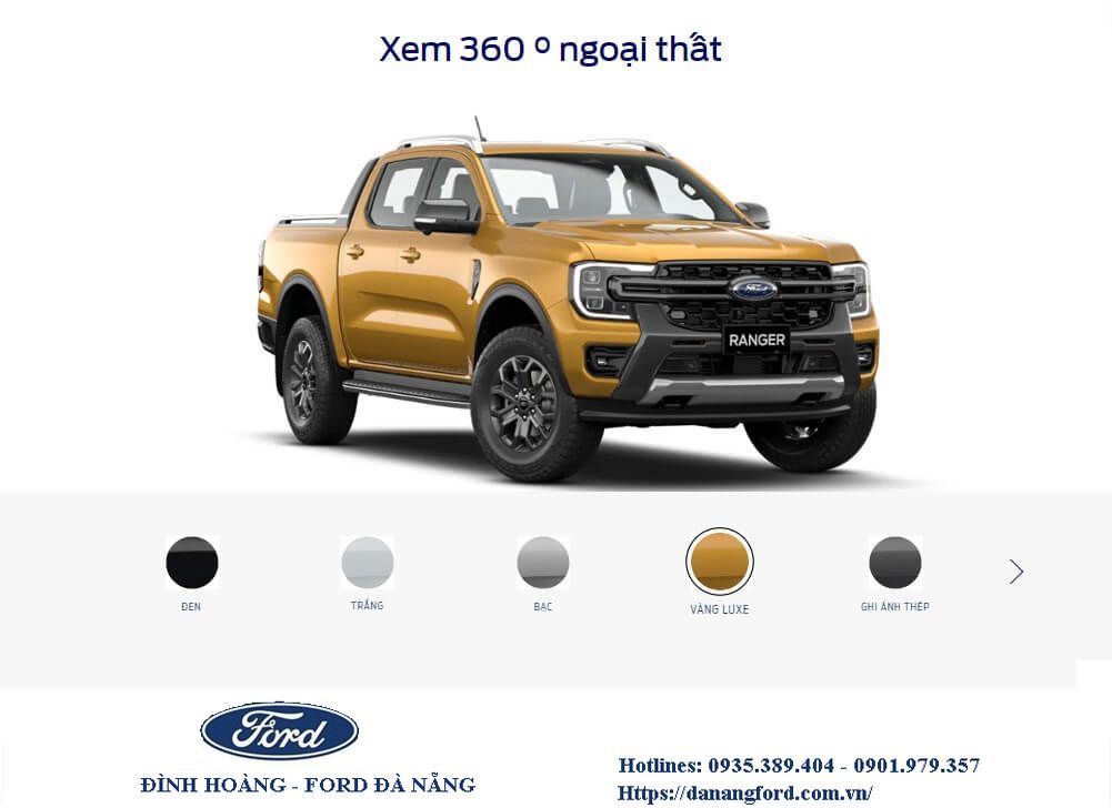 Hình ảnh Ford Ranger 2023 thế hệ hoàn toàn mới tại Ford Đà Nẵng 24