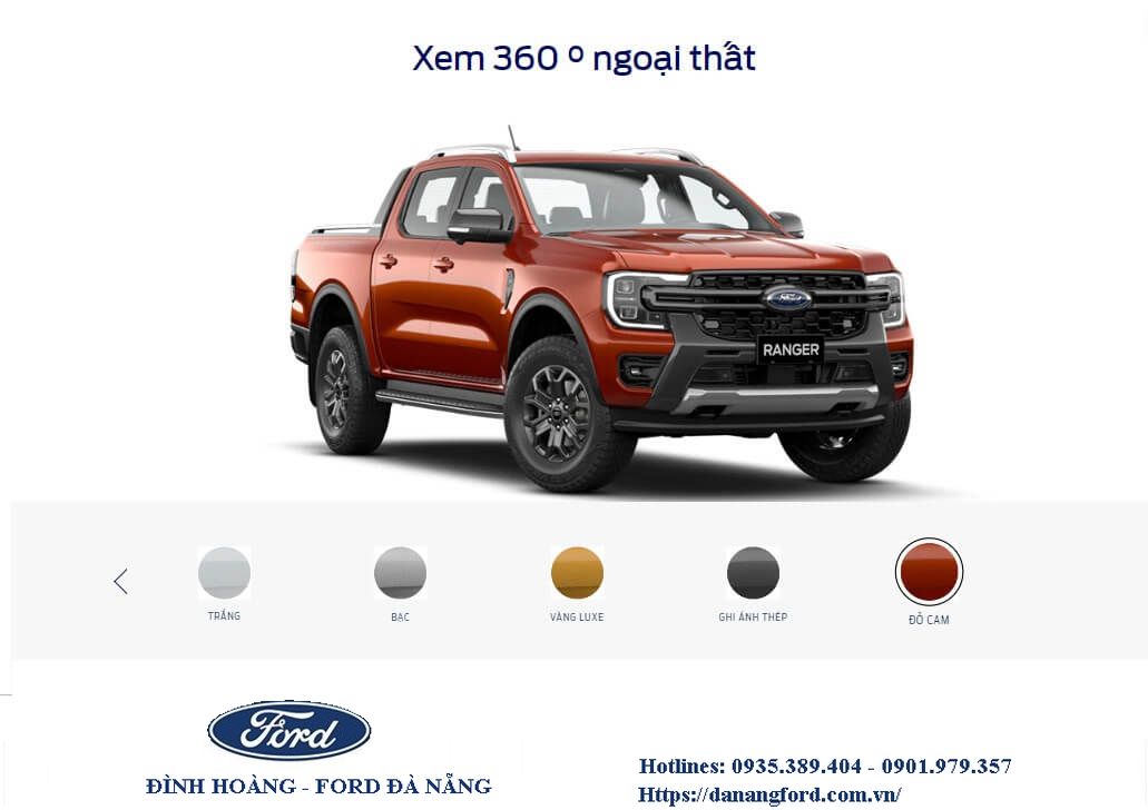 Hình ảnh Ford Ranger 2023 thế hệ hoàn toàn mới tại Ford Đà Nẵng 25